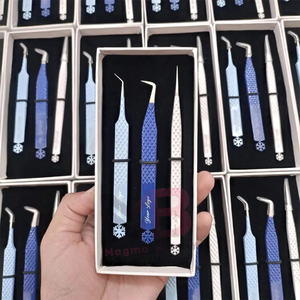 Pinzas de Acero Inoxidable de Alta Calidad, Súper Ventas, con Agarre Sólido y Fuerte para Extensiones de Pestañas - Product Image 4