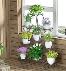 Accueil Artisanat Exportations Métal Plante Stand Jardin Plante Étagère Idéal pour Pot De Fleur Rack Présentoir Intérieur et Extérieur Fleur Stand - Product Image 2