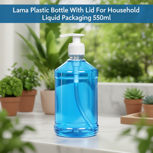 550ml for PET Recyclable Plastic <b>Pump</b> <b>Bottle</b> for Hand Soap Sanitizer Lotion and Household Liquid Packaging Flakon Brand - Product Image 2