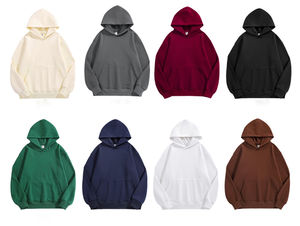 <b>Black</b> Winter Warm Fleece Lined <b>Plain</b> <b>Men's</b> <b>Hoodie</b> 500 Gsm Soft Unisex Oversized Custom Essentials <b>Hoodie</b> - Product Image 3