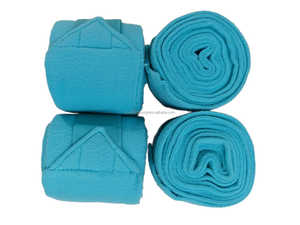 ชุดผ้าพันแผลขนแกะขั้วโลกแบบ4ชิ้น1ชุดอุปกรณ์ม้าสีสันสดใสความยาว4 "นิ้วความยาว3เมตรออกแบบได้ตามต้องการ - Product Image 3