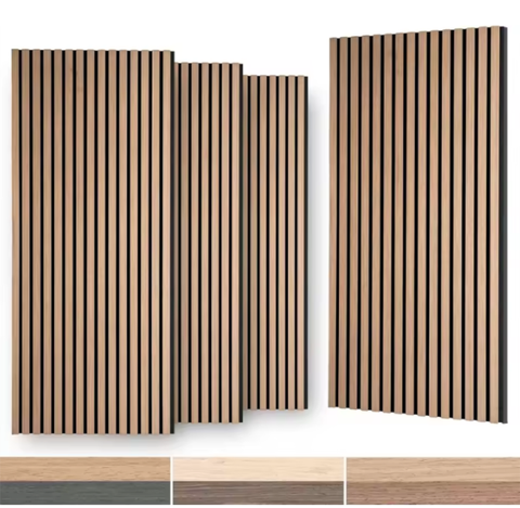 Popular Interior Decoration Sound Proof Wall Panels Polyester Fiber Acoustic Panels Rubber Core New Design for Wall Decoration