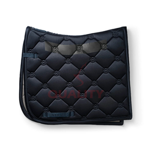 Tapis de selle anglais respirant matelassé avec doublure douce, durable et confortable pour l'équitation durable des chevaux - Product Image 4