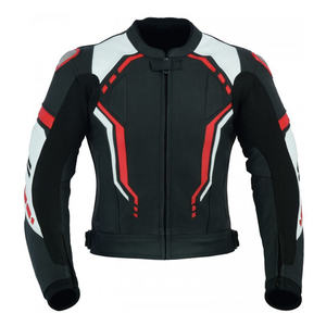 Chaqueta de Cuero Premium para Motociclismo, con Estampado por Transferencia de Calor, Bordado 3D, Secado Rápido, Manga Larga, Nombre del Equipo Personalizado - Product Image 3