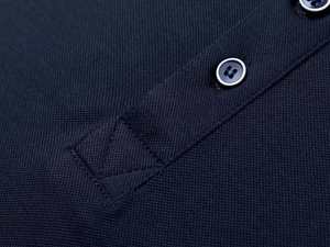 Polo Negro de Alta Calidad para Hombre, 100% Algodón, Venta al por Mayor de Fábrica - Product Image 3