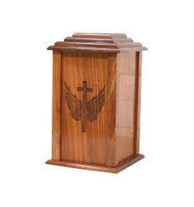 Urnas de madera hechas a mano para cremación, urnas funerarias decorativas para hombre y mujer a bajo precio - Product Image 1