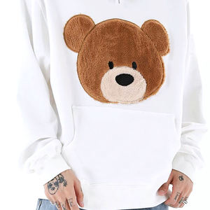 Sudaderas con capucha para hombre de la mejor calidad con nuevo diseño Sudadera con capucha bordada de chenilla Venta directa de fábrica Sudadera con capucha bordada para hombre - Product Image 6