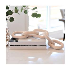 Meilleur fabricant indien de chaînes en bois sculptées à la main, chaîne en bois pour la décoration de la maison, du salon, de la table, produit artisanal - Product Image 6