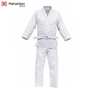 Uniforme de Judo azul de competición de algodón puro de alta calidad, traje de Judo de Karate personalizado, uniforme de Judo de entrenamiento de artes marciales - Product Image 6