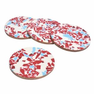 Dessous de verre rond en bois dur vendeur chaud dessous de verre en diatomite absorbant l'eau rapide pour la maison et le bureau - Product Image 6