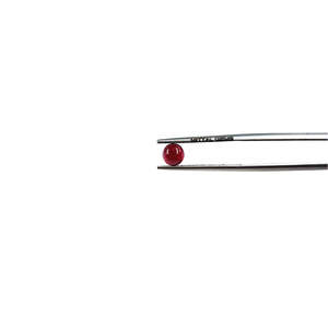 Rubis naturel de haute qualité de Bangkok, cabochon calibré, taille brillant, rondes de 4 mm et 5 mm, pierres précieuses polies en vrac, dos plat, 8 mm, beauté éclatante - Product Image 4