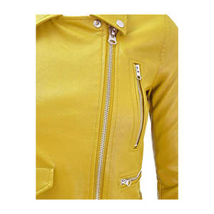 Chaqueta de Cuero para Mujer, Estilo Nuevo, Diseño Personalizado para Exteriores, Material de la Mejor Calidad, Chaqueta de Cuero Premium para Mujer - Product Image 2