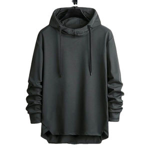 Oversize Full Zip Hoodie & <b>Sweatshirt</b> Set <b>Vintage</b> Wash Plus Size Printed Pattern for Men - Product Image 1