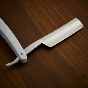 Logotipo personalizado profesional de una sola hoja plegable tradicional Barber Cut Throat Razor hoja de acero inoxidable desechable Color personalizado - Product Image 2