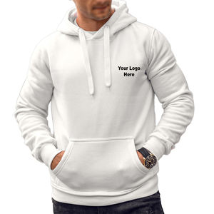 Haute qualité 100% coton hommes sweats à capuche sweat à capuche blanc hommes Streetwear Vintage sweat à capuche lourd - Product Image 6