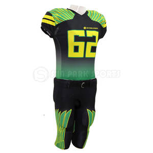 Uniforme de Fútbol Americano Personalizado con Logotipo, Transpirable, Talla Grande, Manga Corta, para Hombre, de la Mejor Calidad, a Bajo Precio - Product Image 3