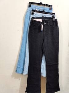 Nouvel arrivage Denim droit pour filles coupe ajustée décontracté écologique respirant de haute qualité économique design à la mode vente en gros - Product Image 6