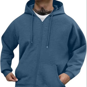 Sudadera con capucha de dos piezas con logotipo personalizado informal de lujo clásico de moda para hombre - Product Image 1