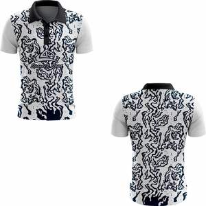 Haute qualité été hommes polo à manches courtes concepteur broderie Sublimation différent polo chemise - Product Image 6