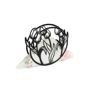 Servilletero decorativo de latón para Baño, Dormitorio, mesa de cena, oficina, servilletero de Metal - Product Image 3