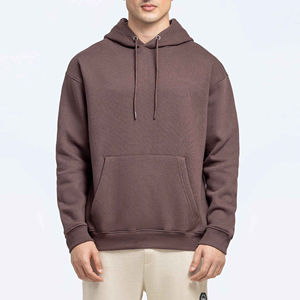 Sweats à capuche en molleton mélangé de coton lourd pour hommes, imprimés sur mesure, 100% coton, basiques pour l'hiver, haute qualité pour sweats à capuche pour hommes - Product Image 5