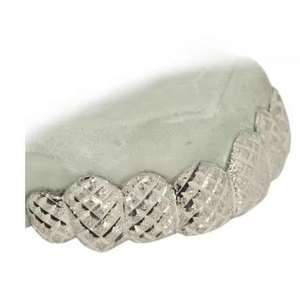 Grillz de luxe plaqué rhodium or/argent avec diamants, sur mesure, style hip-hop, disponible en Morganite, fournisseur indien - Product Image 4