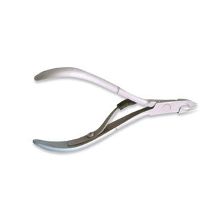 Pince à cuticules à ressort unique professionnelle en acier inoxydable avec poignée en papier personnalisé Logo et emballage - Product Image 2