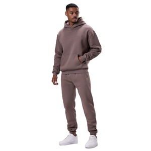 Premium men pullover tracksuit <b>set</b> hoodie with <b>matching</b> <b>joggers</b> comfortable sportswear for jogging and breathable fabric - Product Image 1