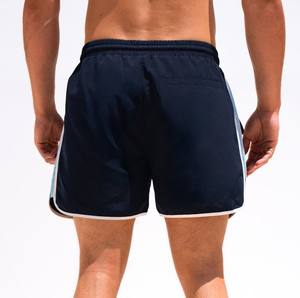 New Arrival Solid Eco-Friendly <b>Knee</b> <b>Length</b> Beach Custom Logo High Quality Wholesale <b>Men's</b> Sports <b>Shorts</b> Breathable Casual - Product Image 3