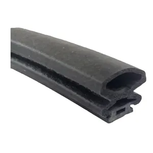 Fornitura di alta qualità EPDM gomma estrusa porta regolabile inferiore anello rotondo d t a forma di nastro nero di tenuta