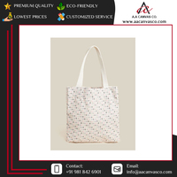 Fournisseur leader de sacs de courses promotionnels écologiques et réutilisables de qualité supérieure, couleur crème, design de logo personnalisé, meilleur prix