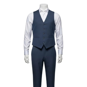 Chaleco transpirable de un solo pecho para hombre, chaleco informal ligero de tela de lino y algodón para primavera y verano, ropa de negocios Formal - Product Image 1