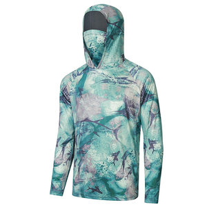 เสื้อตกปลาแขนยาวกันลมระบายอากาศกำหนดเองได้เสื้อฮู้ดแห้งเร็วยูวีกันน้ำได้50 + - Product Image 6