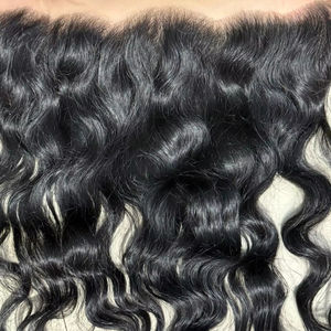 Peluca de Encaje Frontal Rizada de Alta Calidad, 100% Cabello Humano Virgen Indio, Color Natural, Doble Trama a Máquina para Mujer - Product Image 5