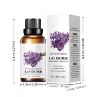 Huile Essentielle de Lavande Hydrosoluble Marque Blanche pour Recharge de Diffuseur d'Arômes et Humidificateur, Sans Alcool, Vente en Gros
