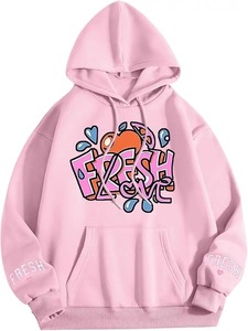 Pull à Capuche Confortable et Doux Broderie Classique de Dessin Animé 3D pour l'Hiver avec Logo Personnalisé à la Mode - Product Image 3