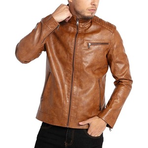 Vente en gros 2025 veste en cuir de luxe de haute qualité pour hommes veste en cuir véritable veste en cuir imperméable respirante conception personnalisée - Product Image 4