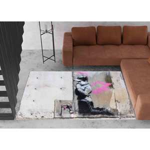 Tapis imprimé - Motif Angel Boy, lavable en machine, cadeau personnalisé, tapis en velours - Product Image 3