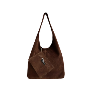 Bolso de mano de gamuza de alta calidad para mujer, logotipo y tamaño personalizados, nuevos bolsos reciclados de moda de Vietnam, bajo MOQ - Product Image 6