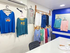 Conjuntos de pijama de verano con logotipo impreso personalizado de alta calidad para adultos, ropa de dormir de cintura elástica con patrón indio de hilo de bambú de algodón - Product Image 2