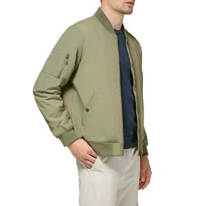 Chaquetas Bomber Impermeables de Lona Recubierta de Poliéster con Diseño de Logotipo Personalizado, Chaquetas Casuales para Hombre, Servicio OEM de Pakistán - Product Image 5