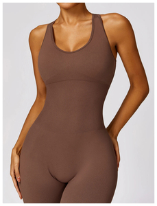 Custom Women Quick Dry One Piece Yoga <b>Jumpsuit</b> Running Sports Fitness Bodysuits Exercise <b>Workout</b> Yoga Sets - Product Image 6