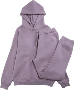 Conjunto de Ropa Deportiva de Alta Calidad con Logotipo Personalizado, Pantalones Deportivos y Sudadera con Capucha de Algodón 100% Pesado - Product Image 1