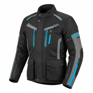 Veste de motocross à séchage rapide OEM/ODM, respirante, imperméable et coupe-vent, vêtements de course fabriqués au Pakistan - Product Image 4