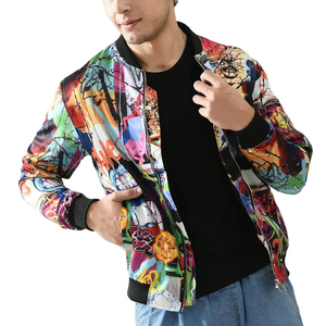 Blouson bombardier sublimation mode hiver pour hommes blouson bombardier respirant par sublimation pour hommes de différentes tailles avec service OEM - Product Image 1