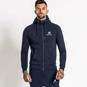 Ensemble survêtement sportif d'hiver surdimensionné personnalisé en polyester 100% imprimé par transfert thermique, pantalon de survêtement et sweat-shirt pour homme - Product Image 5
