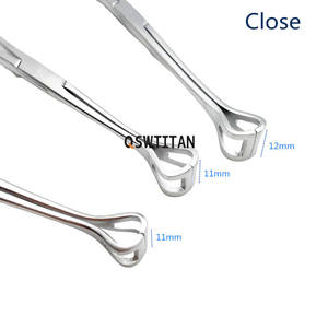 Pinzas Médicas Manuales para Apendicectomía de 16cm-24cm, Pinzas Intestinales, Pinzas para Tejidos, Instrumentos Ortopédicos Veterinarios de SurgiRight - Product Image 4