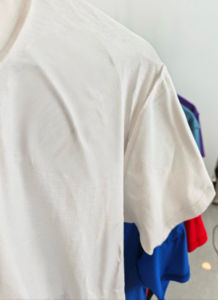 T-shirt col rond 100% coton lavé à l'acide pour homme T-SHIRTS unis tendance - Product Image 5