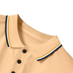 Polo à manches courtes XL pour homme à séchage rapide meilleur style tissu en coton extensible de marque privée personnalisable - Product Image 3