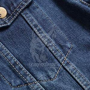 Veste en jean pour homme respirante, fabriquée dans un matériau de haute qualité, best-seller, veste en jean pour homme pour adulte - Product Image 4